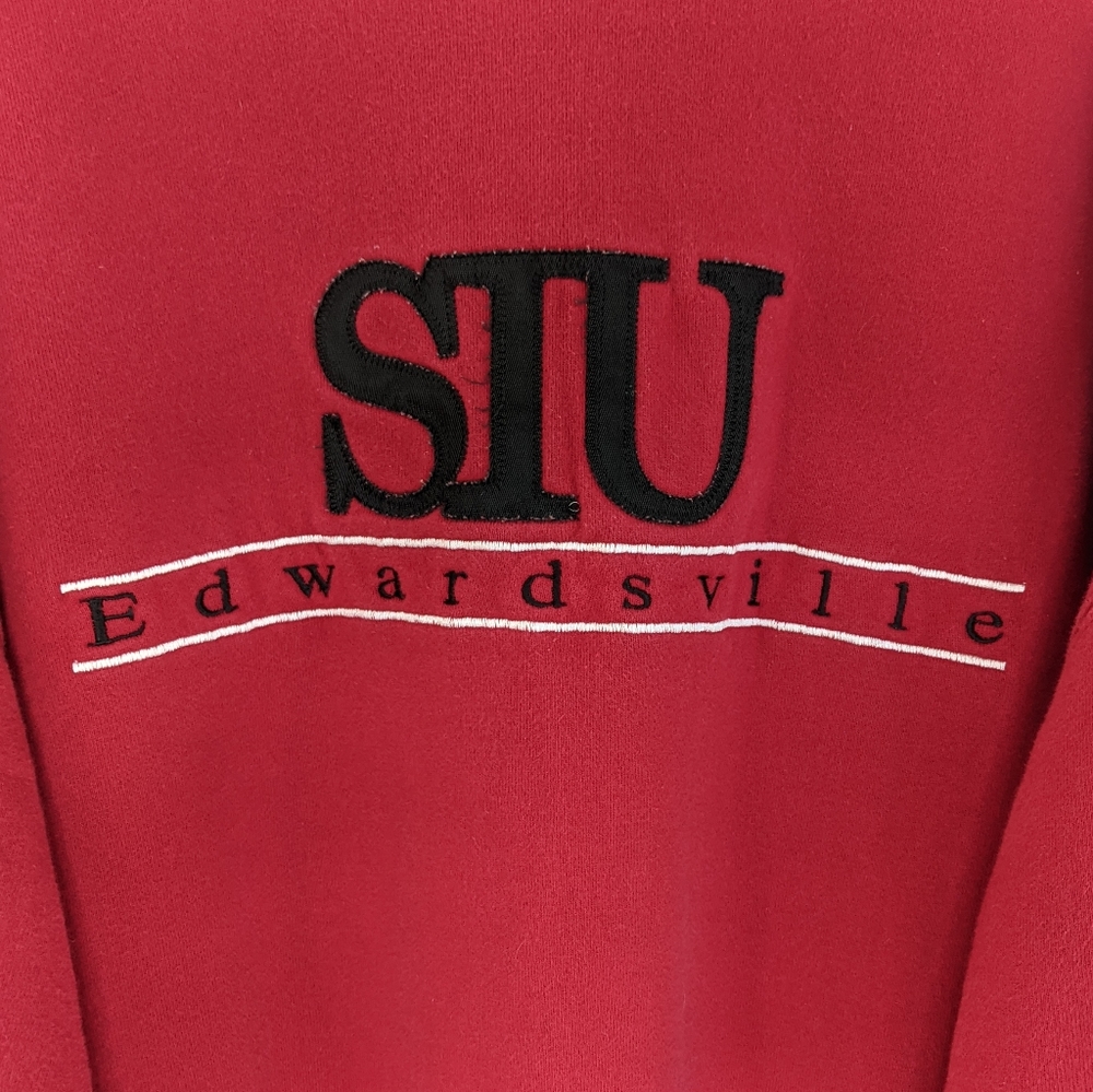 Y2K SIU Edwardsville University/College Oversized Sweatshirt - Picture 7 of 10